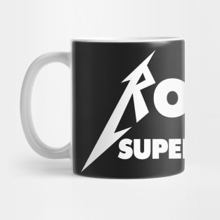 Metallica 'Rock Superstar' Design in White Mug